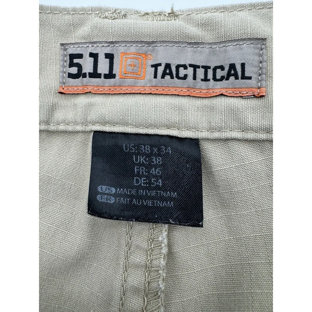 5.11 Tactical Khaki Cargo Pants‎ Utility Fit Workwear 38x34